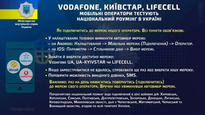 На&nbsp;тлі збою в&nbsp;Київстар. Як підключити безкоштовний національний роумінг