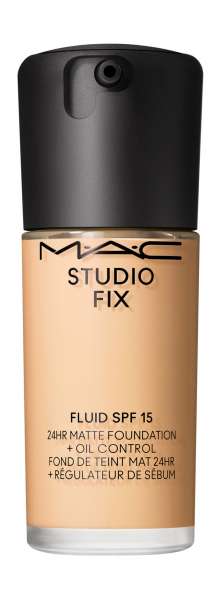 MAC Studio Fix ​Fluid 24HR Matte Foundation + Oil Control SPF 15&nbsp;Устойчивая тональная основа с матовым финишем | NC15​